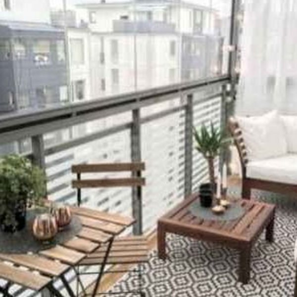 Relaxing Tiny Balcony Decor Ideas To Try This Month 25