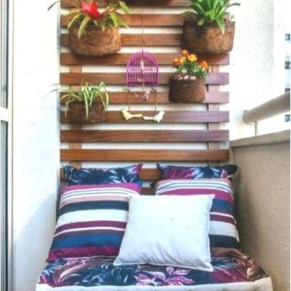 Relaxing Tiny Balcony Decor Ideas To Try This Month 29