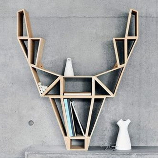 Splendid Deer Shelf Design Ideas With Minimalist Scandinavian Style To Try 17