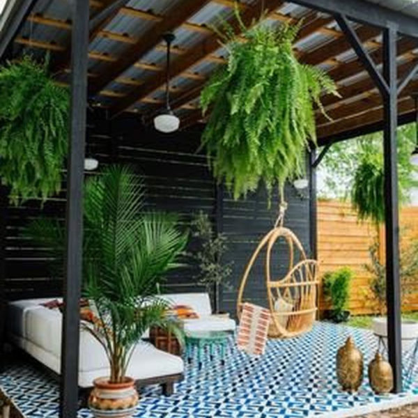 Unordinary Outdoor Living Room Design Ideas To Have Asap 12