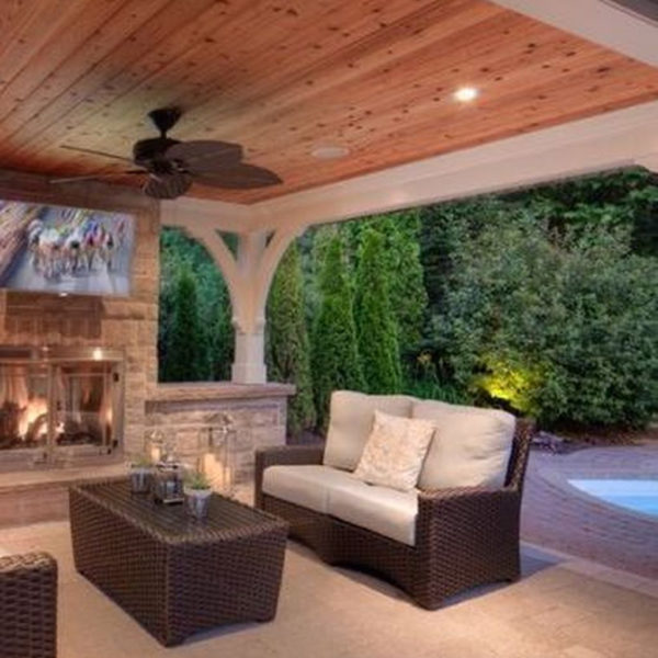 Unordinary Outdoor Living Room Design Ideas To Have Asap 21