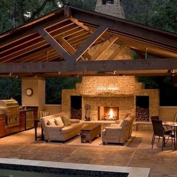 Unordinary Outdoor Living Room Design Ideas To Have Asap 26
