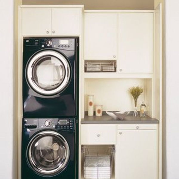 Unusual Laundry Arranging Design Ideas For Small Space To Try 04