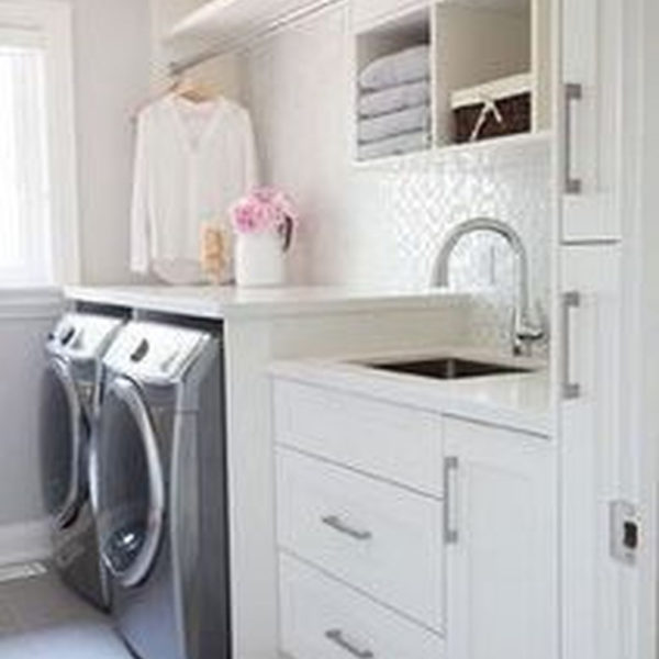 Unusual Laundry Arranging Design Ideas For Small Space To Try 05