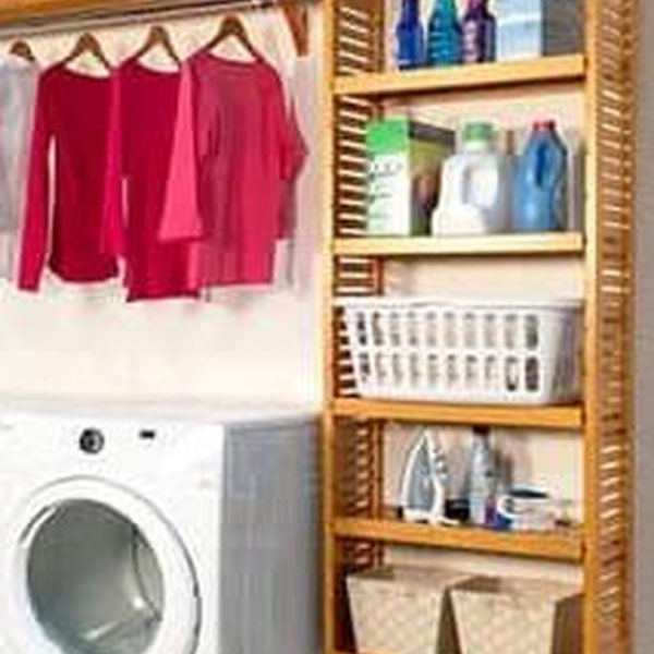 Unusual Laundry Arranging Design Ideas For Small Space To Try 07