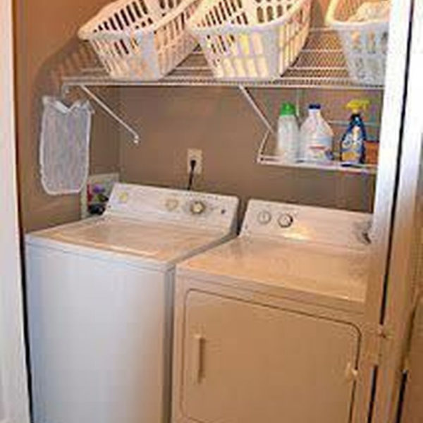 Unusual Laundry Arranging Design Ideas For Small Space To Try 11