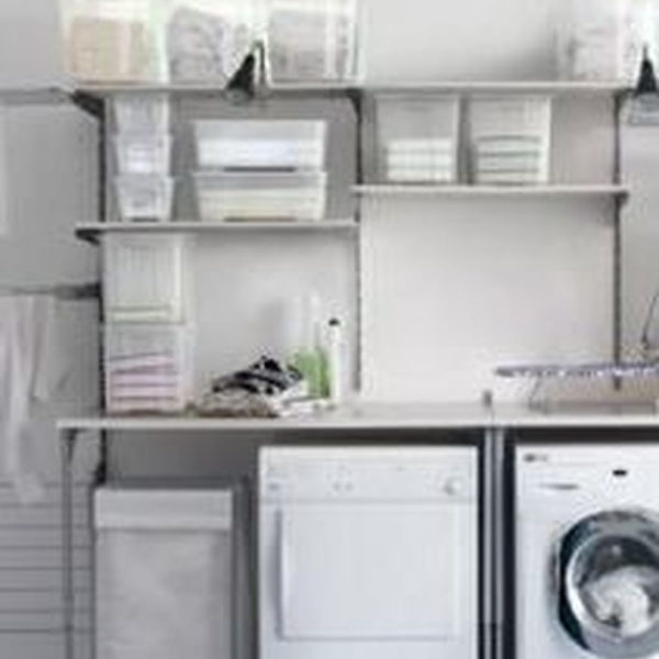 Unusual Laundry Arranging Design Ideas For Small Space To Try 15