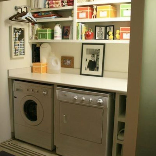 Unusual Laundry Arranging Design Ideas For Small Space To Try 20