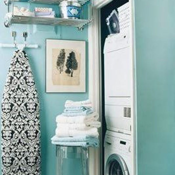 Unusual Laundry Arranging Design Ideas For Small Space To Try 23