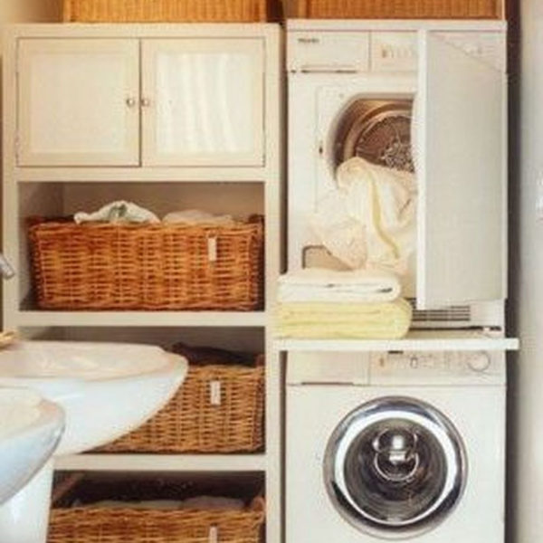 Unusual Laundry Arranging Design Ideas For Small Space To Try 24
