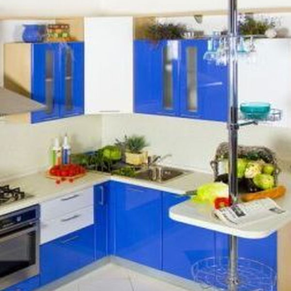 Adorable Rainbow Colorful Kitchens Design Ideas To Looks More Awesome 18