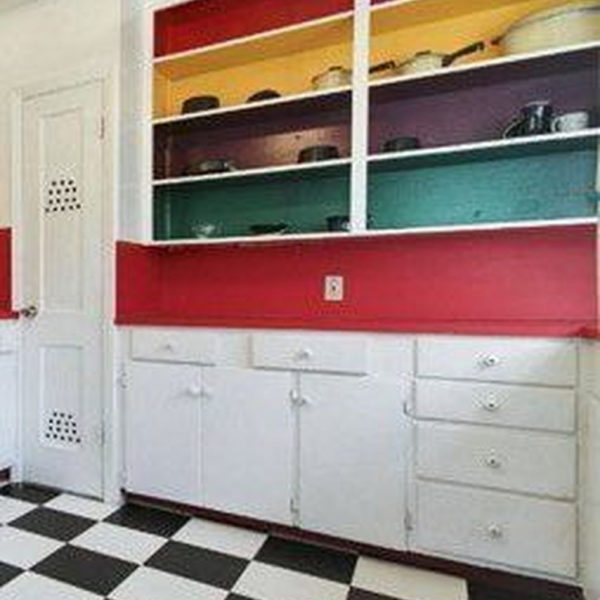 Adorable Rainbow Colorful Kitchens Design Ideas To Looks More Awesome 37