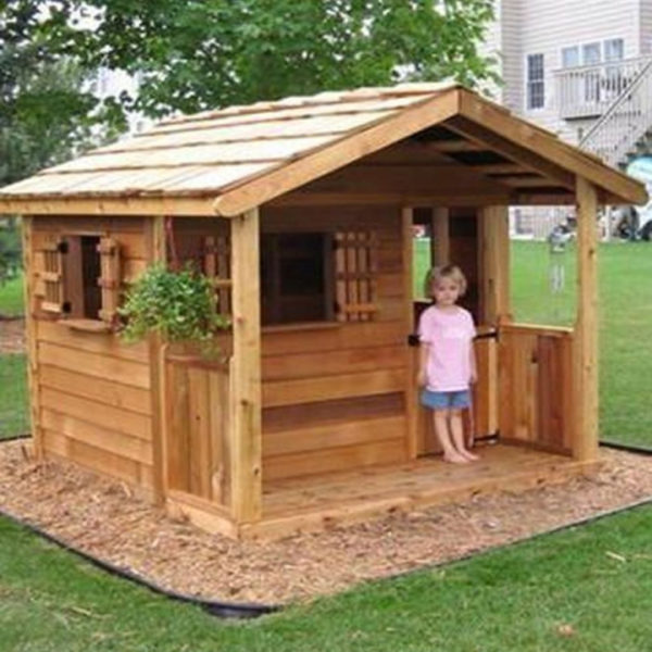 Attractive Outdoor Kids Playhouses Design Ideas To Try Right Now 09
