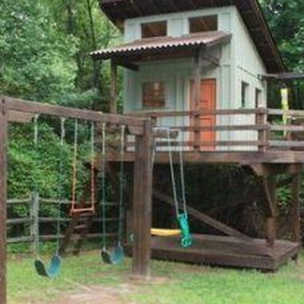 Attractive Outdoor Kids Playhouses Design Ideas To Try Right Now 10