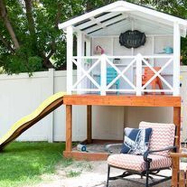 Attractive Outdoor Kids Playhouses Design Ideas To Try Right Now 14