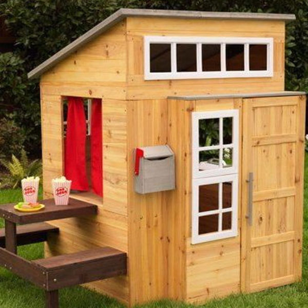 Attractive Outdoor Kids Playhouses Design Ideas To Try Right Now 23