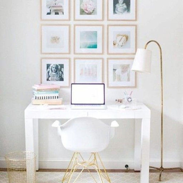 Captivating Girl Workspace Design Ideas That Looks So Cute 24