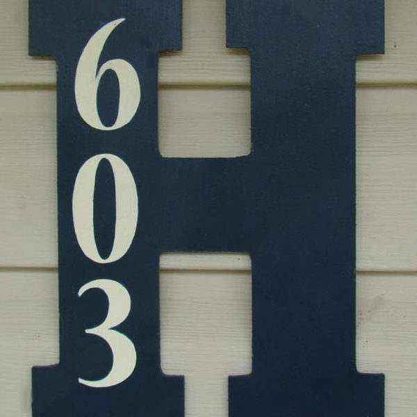 Cool Diy House Number Projects Design Ideas That Looks More Elegant 02