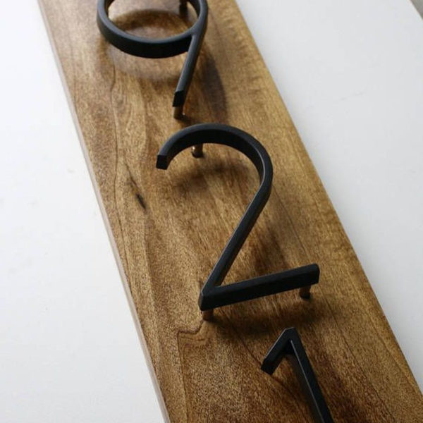 Cool Diy House Number Projects Design Ideas That Looks More Elegant 03