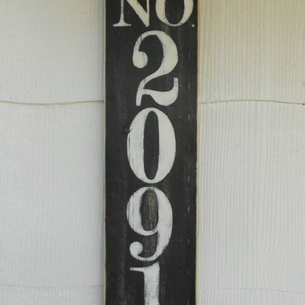 Cool Diy House Number Projects Design Ideas That Looks More Elegant 20