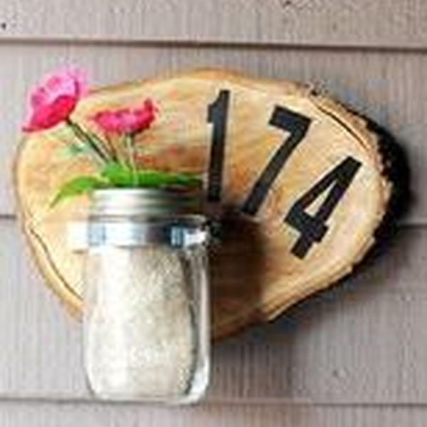 Cool Diy House Number Projects Design Ideas That Looks More Elegant 30