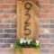 Cool Diy House Number Projects Design Ideas That Looks More Elegant 35