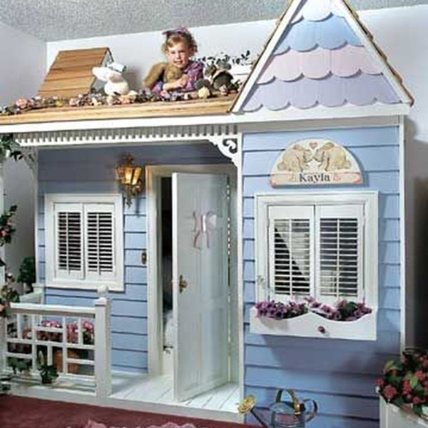 Cute Indoor Playhouses Design Ideas That Suitable For Kids 07