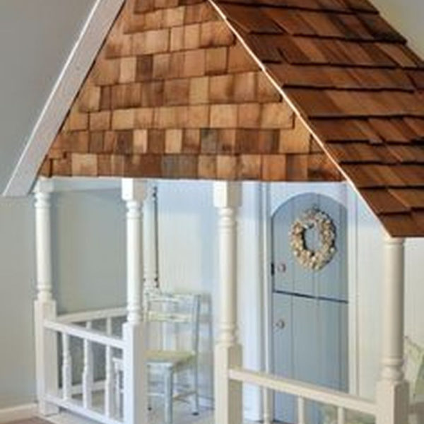 Cute Indoor Playhouses Design Ideas That Suitable For Kids 27
