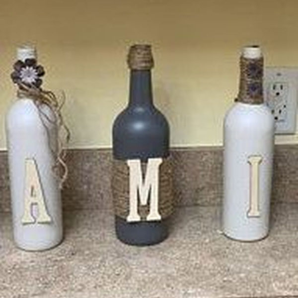 Fascinating Diy Wine Bottle Design Ideas That You Will Like It 34