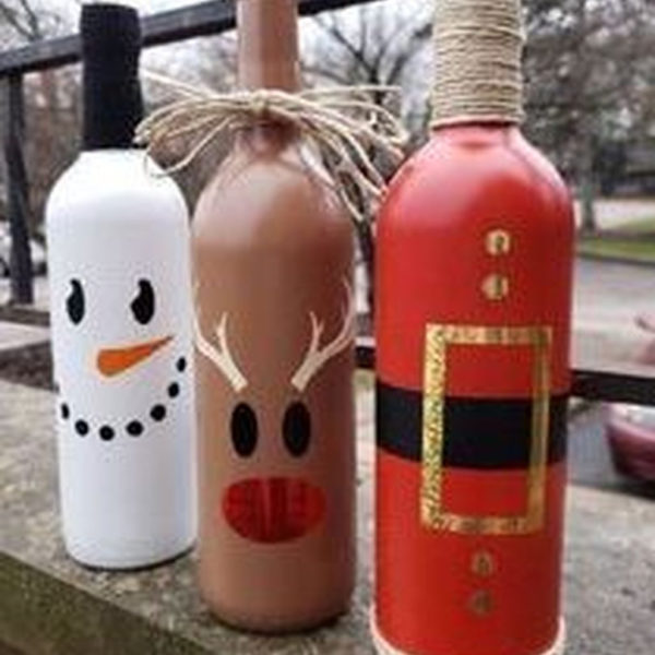 Fascinating Diy Wine Bottle Design Ideas That You Will Like It 37