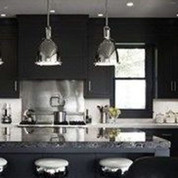 Modern Black Kitchens Design Ideas For Bachelors Pad To Try Asap 17