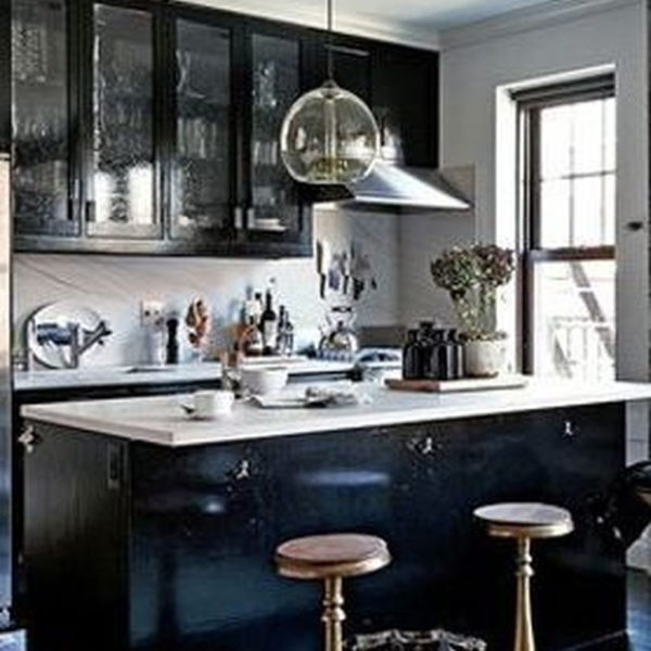Modern Black Kitchens Design Ideas For Bachelors Pad To Try Asap 24