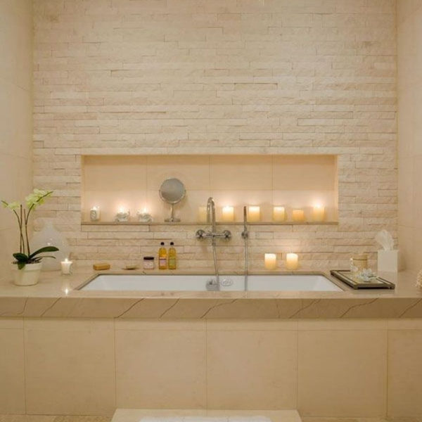 Fabulous Bathroom With Wall Brick Decoration Ideas To Try Asap 19