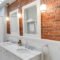 Fabulous Bathroom With Wall Brick Decoration Ideas To Try Asap 25