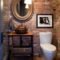 Fabulous Bathroom With Wall Brick Decoration Ideas To Try Asap 27