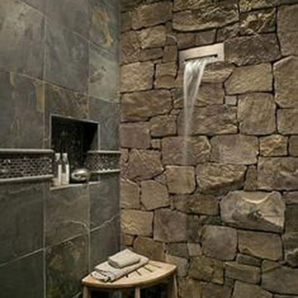 Fabulous Bathroom With Wall Brick Decoration Ideas To Try Asap 28