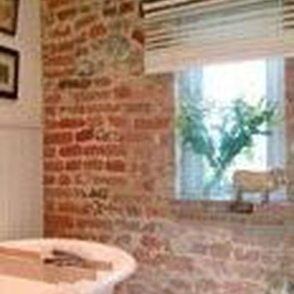 Fabulous Bathroom With Wall Brick Decoration Ideas To Try Asap 31