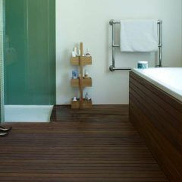 Fancy Wood Bathroom Floor Design Ideas That Will Enhance The Beautiful 12
