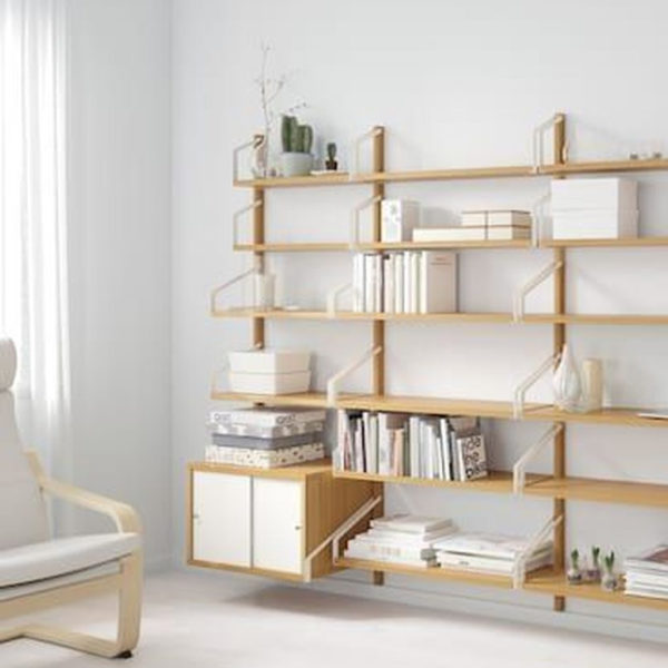 Interesting Living Rooms Design Ideas With Shelving Storage Units 14
