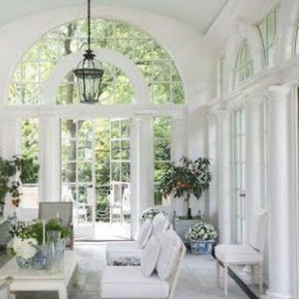 Perfect White Sunroom Design Ideas That Look So Awesome 43
