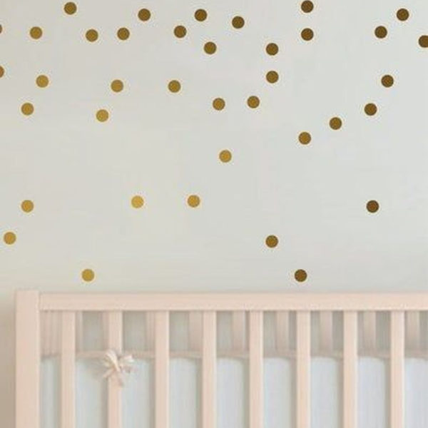 Relaxing Baby Nursery Design Ideas With Polka Dot Themes To Try Asap 05