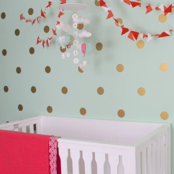 Relaxing Baby Nursery Design Ideas With Polka Dot Themes To Try Asap 21