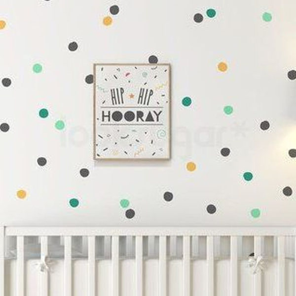 Relaxing Baby Nursery Design Ideas With Polka Dot Themes To Try Asap 22