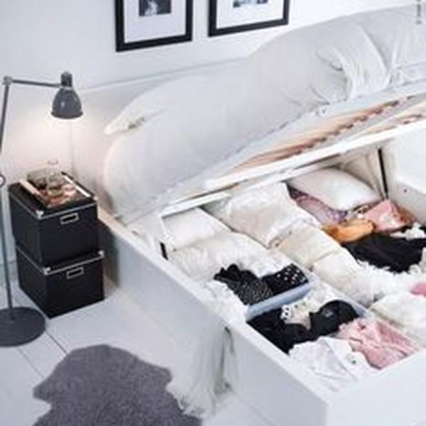Superb Diy Storage Design Ideas For Small Bedroom 14