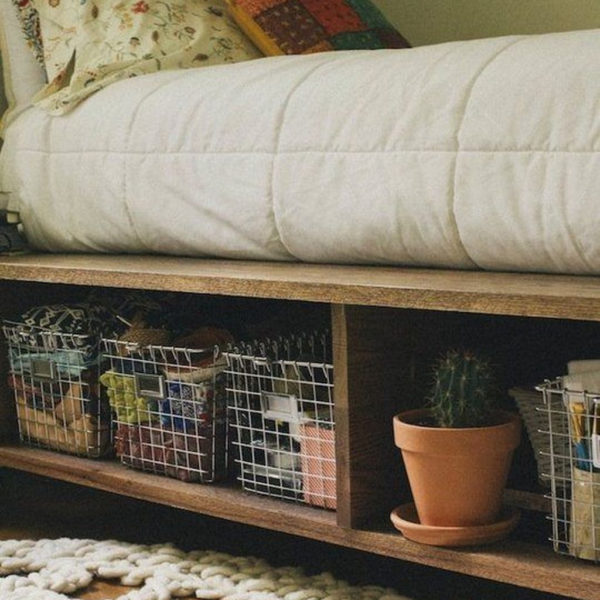 Superb Diy Storage Design Ideas For Small Bedroom 38