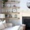 Unique Living Room Floating Shelves Design Ideas For Great Home Organization 31