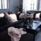 Unusual Black Living Room Design Ideas For More Enchanting 17