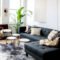 Unusual Black Living Room Design Ideas For More Enchanting 22