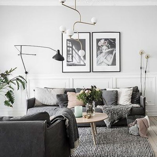 Unusual Black Living Room Design Ideas For More Enchanting 28