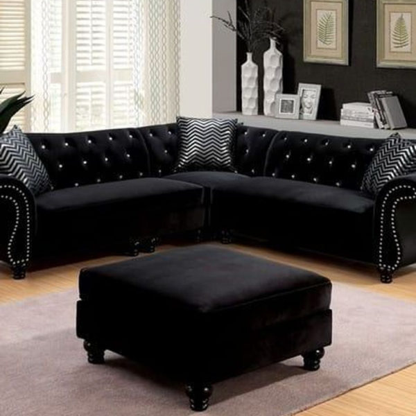Unusual Black Living Room Design Ideas For More Enchanting 37